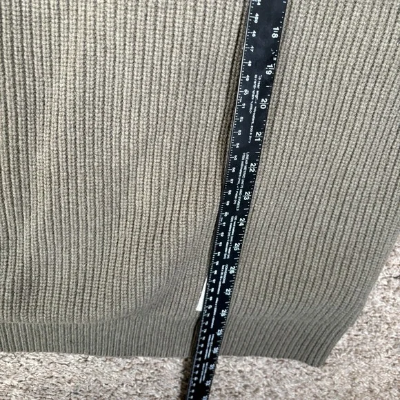 LL Bean Sweater Mens XLT Waterfowl Windstopper GoreTex 100% Wool Quarter Zip - Picture 5 of 8